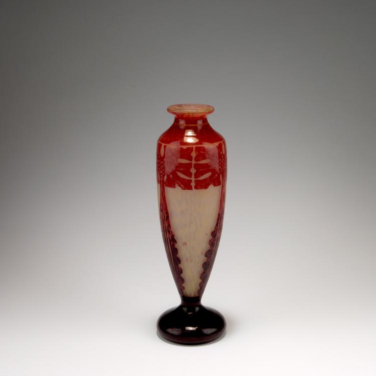 Bild 1 zu Objekt, 'Amarantes' vase, 1923-26, Schneider, Epinay-sur-Seine, 117A 252