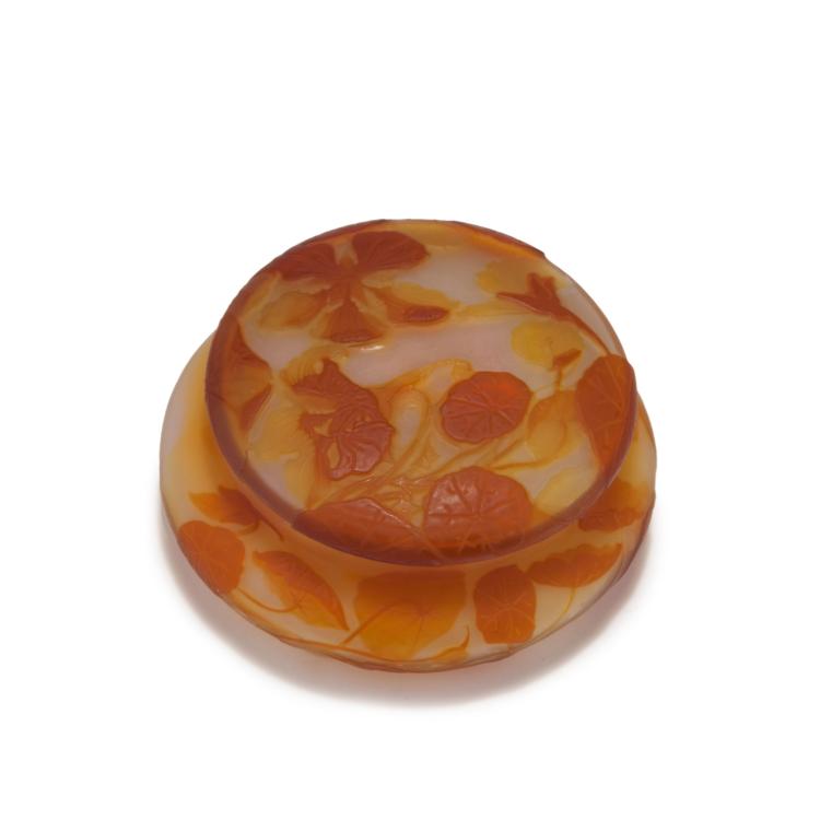 Hauptbild zu Objekt, Dose 'Capucines', 1904-06, Gall&eacute;, Emile, Nancy, 117A 156