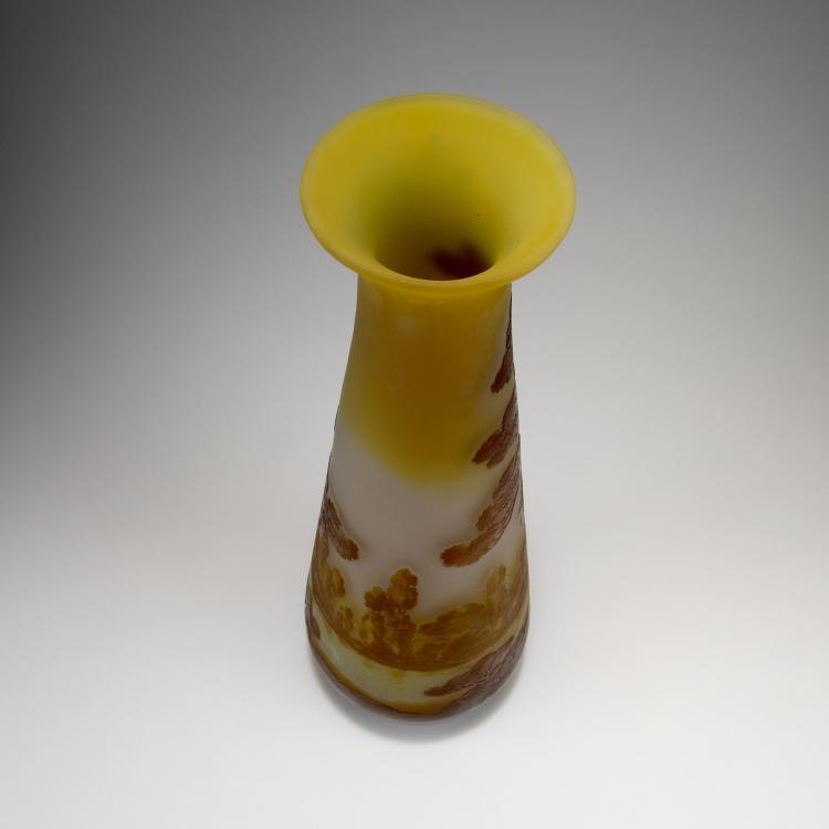 Bild 2 zu Objekt, 'Paysage lacustre' vase, 1904-06, Gall&eacute;, Emile, Nancy, 117A 157