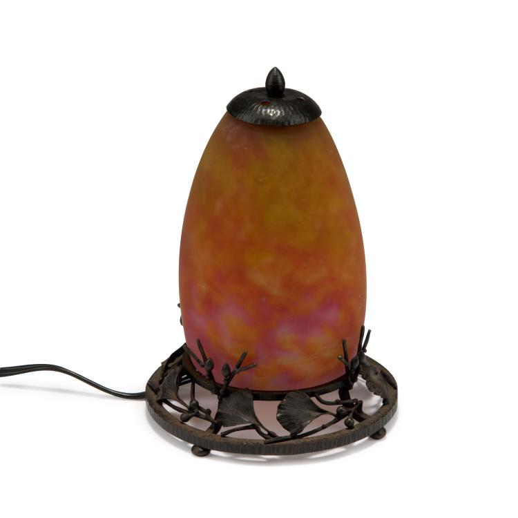 Hauptbild zu Objekt, Veilleuse, 1920er Jahre, Daum Fr&egrave;res, Nancy, 117A 117