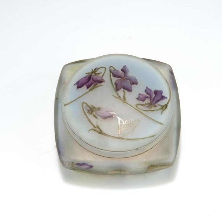 Bild 1 zu Objekt, Dose 'Violettes', um 1910, Daum Fr&egrave;res, Nancy, 117A 69