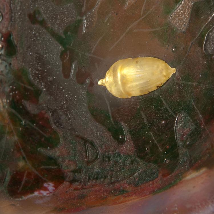 Bild 1 zu Objekt, Vide poches 'Feuilles d'automne', col&eacute;opt&egrave;re, 1901, Daum Fr&egrave;res, Nancy, 117A 44