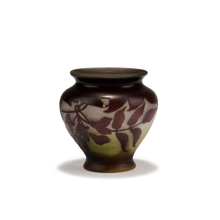 Hauptbild zu Objekt, 'Glycines' vase, 1902-03, Gall&eacute;, Emile, Nancy, 117A 142