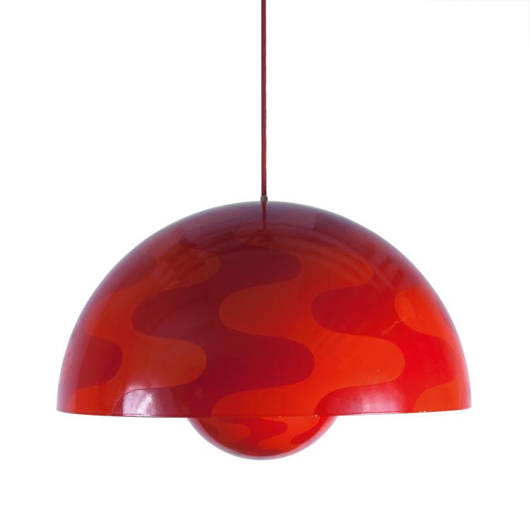Hauptbild zu Objekt, Large 'Flower pot' ceiling light, 1971, Verner Panton, Poulsen, Louis, Kopenhagen, 119A 260