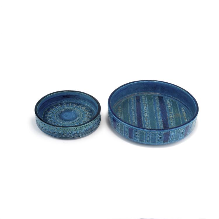Hauptbild zu Objekt, Two bowls, 1950s, Aldo Londi, Bitossi, Monte Lupo, 119C 140