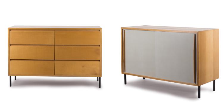 Hauptbild zu Objekt, Two sideboards, 1958, Werner Buchser, WK-M&ouml;bel, Stuttgart, 119C 263
