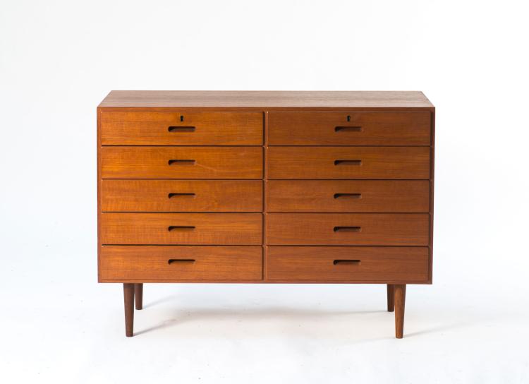 Bild 1 zu Objekt, Kommode, um 1960, Kaj Winding, Jeppesen, Poul, Kopenhagen, 119A 208