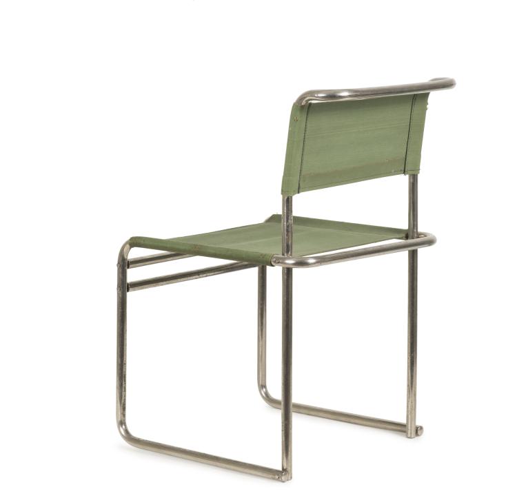 Hauptbild zu Objekt, 'B-5' chair, 1926, Marcel Breuer, Standard M&ouml;bel, Berlin (zugeschrieben), 118A 53
