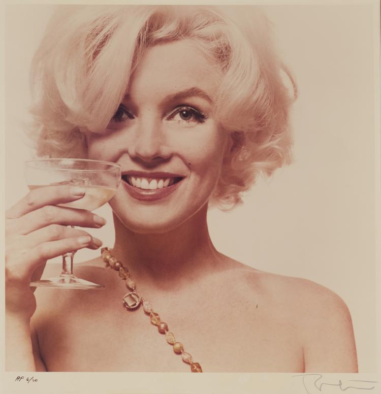 Hauptbild zu Objekt, 'Marilyn Monroe, Here's to you' (aus: 'The Last Sitting'), 1962, Bert Stern, 118B 210
