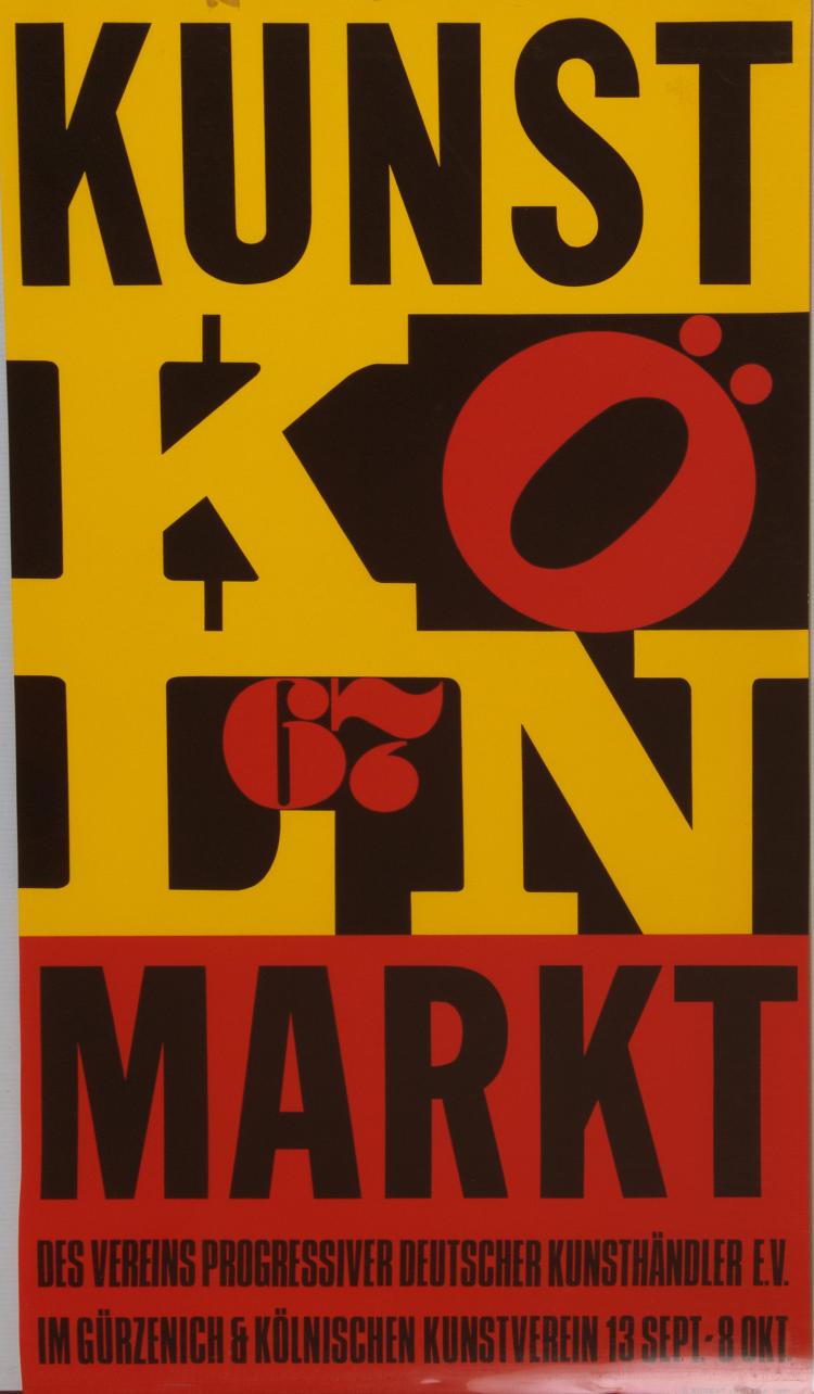 Hauptbild zu Objekt, 'K&ouml;lner Kunstmarkt', 1967, Robert Indiana, 118B 99