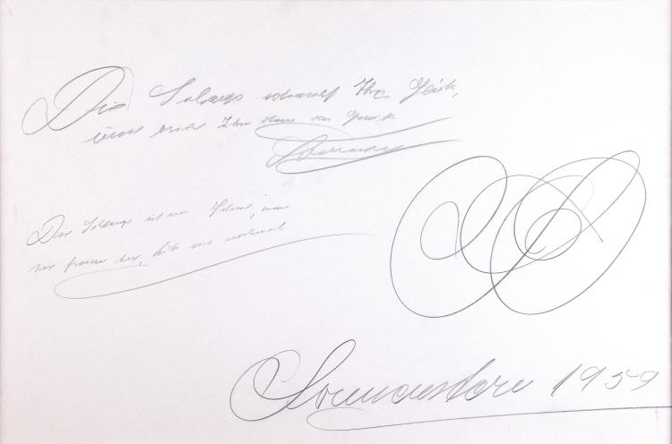 Bild 1 zu Objekt, 'The flight of persecution', 1959, Friedrich Schr&ouml;der Sonnenstern, 118B 162