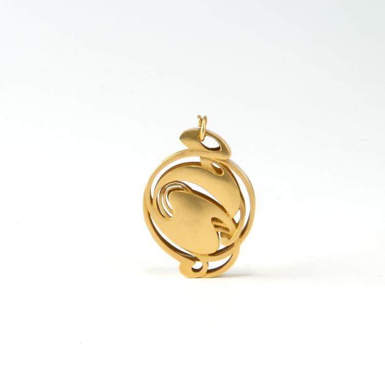 Bild 1 zu Objekt, Anh&auml;nger, um 1899, Henry van de Velde, 118A 24