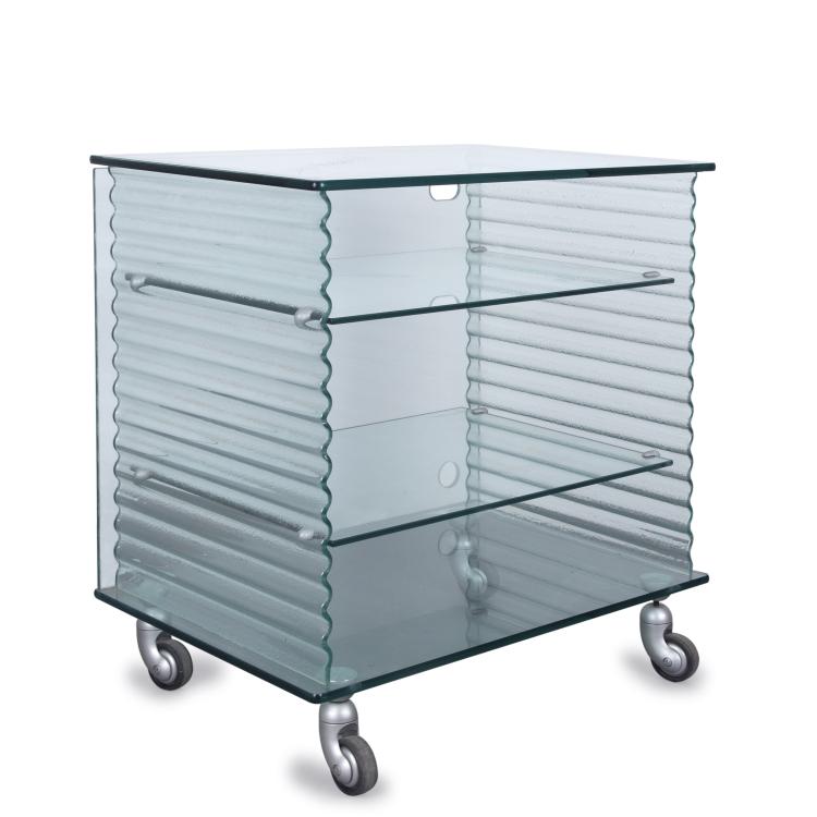 Hauptbild zu Objekt, 'Onda' sideboard on wheels, 1996, Ron Arad, Fiam, Pesaro, 119C 348