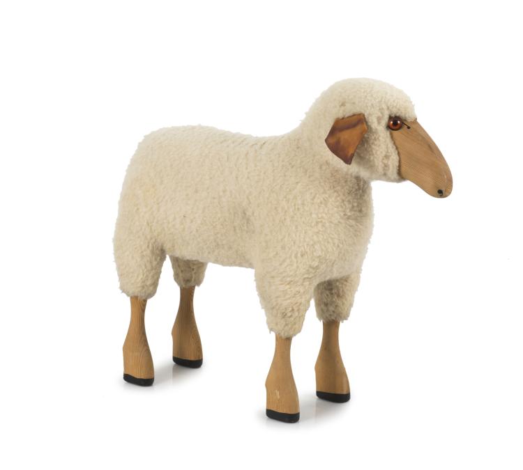 Hauptbild zu Objekt, Schaf, 1960/70er Jahre, Francois-Xavier Lalanne, Italien (zugeschrieben), 119C 324