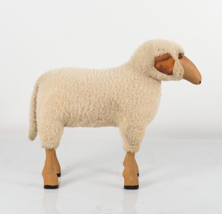 Bild 1 zu Objekt, Schaf, 1960/70er Jahre, Francois-Xavier Lalanne, Italien (zugeschrieben), 119C 324
