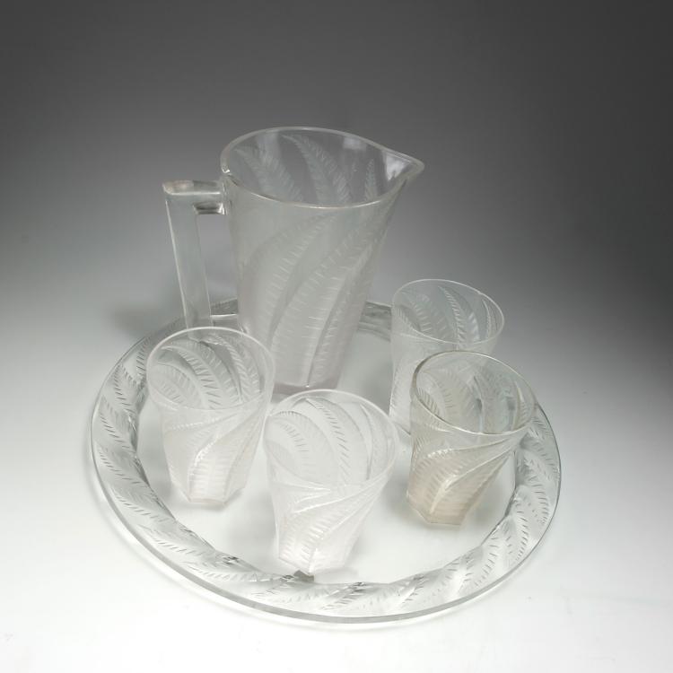 Bild 1 zu Objekt, 'Hesperides' lemonade set, 1931, Lalique, Ren&eacute;, Wingen-sur-Moder, 120 284
