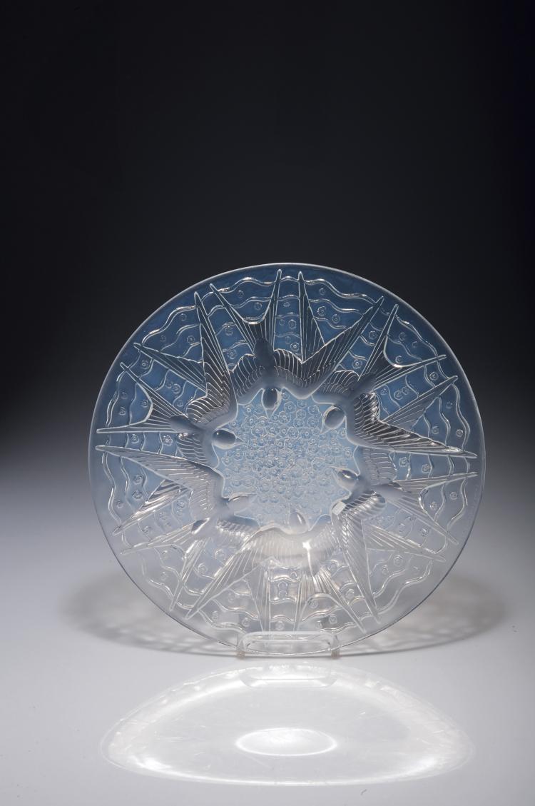 Hauptbild zu Objekt, Plate with swallows, c1930, D'Avesn, Pierre, Croismare, 120 9