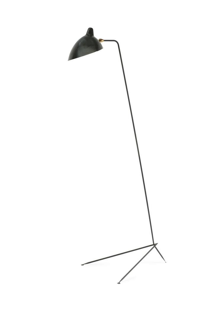 Hauptbild zu Objekt, Stehleuchte 'Lampadaire simple', 1953, Serge Mouille, Steph Simon, Paris, 118A 129
