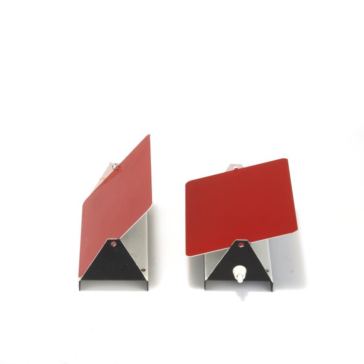 Hauptbild zu Objekt, Zwei Wandleuchten 'CP-1', 1960, Charlotte Perriand, Steph Simon, Paris, 119C 266