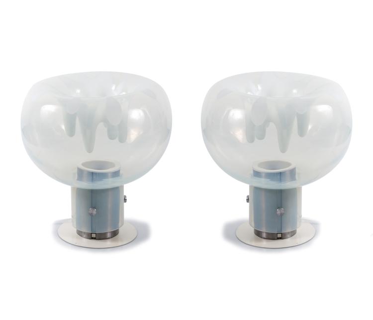 Hauptbild zu Objekt, Two table lights, c1970 , Mazzega, A.V.M., Murano, 119C 204