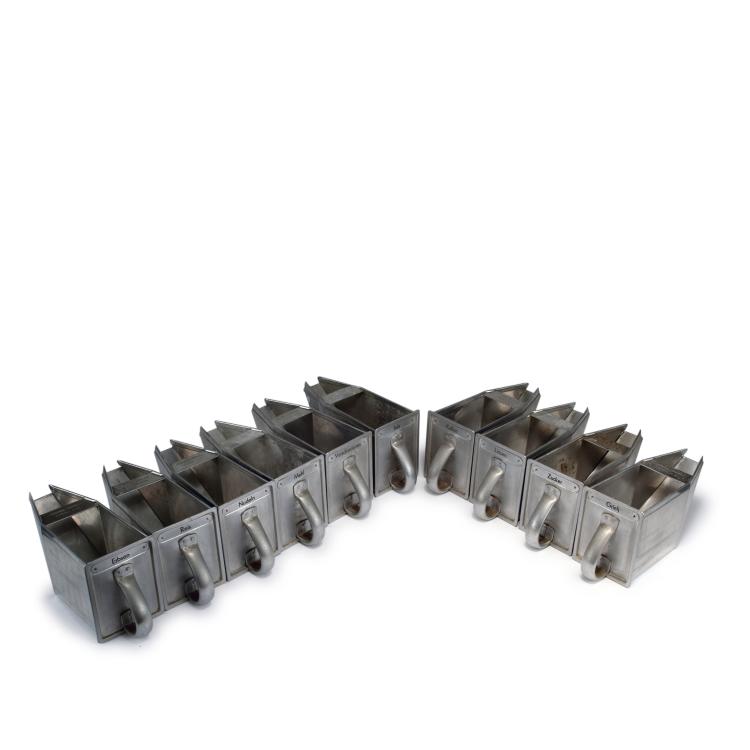 Hauptbild zu Objekt, Ten containers, c1926, Haarer, Hanau, 119C 25
