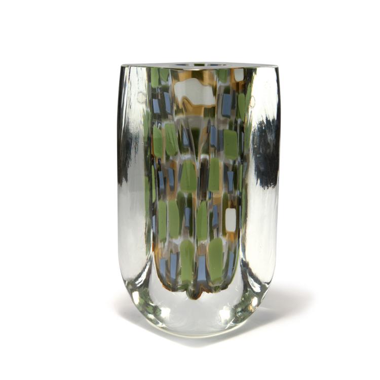 Hauptbild zu Objekt, 'Mosaici' vase, 2003, Rodolfo Dordoni, Venini & C., Murano, 119B 119