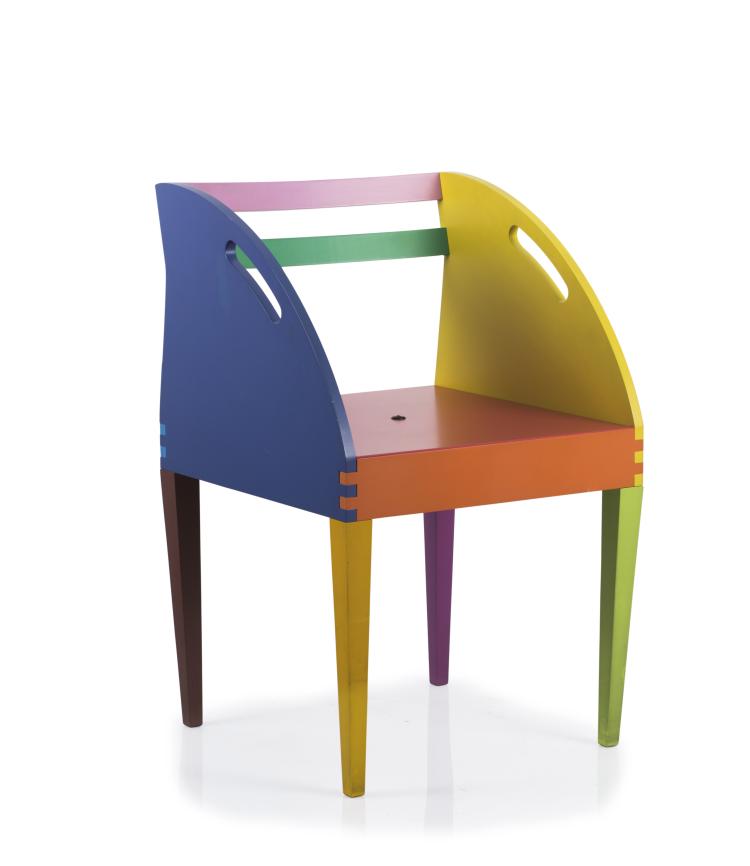 Hauptbild zu Objekt, 'DRY' armchair, 1987, Massimo Morozzi, Giorgetti Matrix, Meda, 119C 234