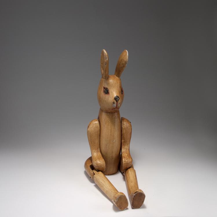 Bild 2 zu Objekt, Gliederpuppe 'Hase', 1930er Jahre, Deutschland, 119C 33