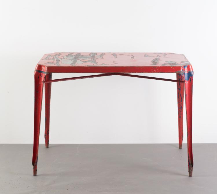 Bild 3 zu Objekt, Stacking table, 1920, Societ&eacute; Industrielle des meubles multiples, Lyon (zugeschrieben), 119C 15