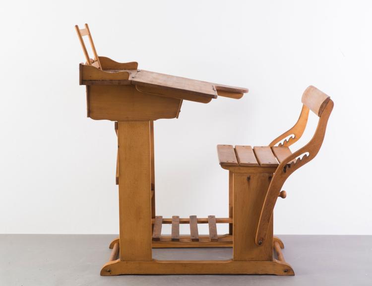 Bild 1 zu Objekt, School desk, 1930s, Naether, E. A., Zeitz, 119C 36