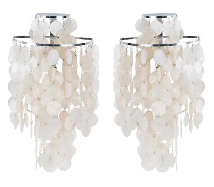 Hauptbild zu Objekt, Two 'Fun 2 WM' sconces, 1964, Verner Panton, L&uuml;ber AG, Basel, 119A 237