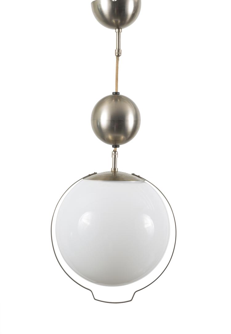 Hauptbild zu Objekt, Extensible pendant light, c1926, M&uuml;ller & Zimmer; Sistrah-Licht GmbH., Karlsruhe, 119C 26