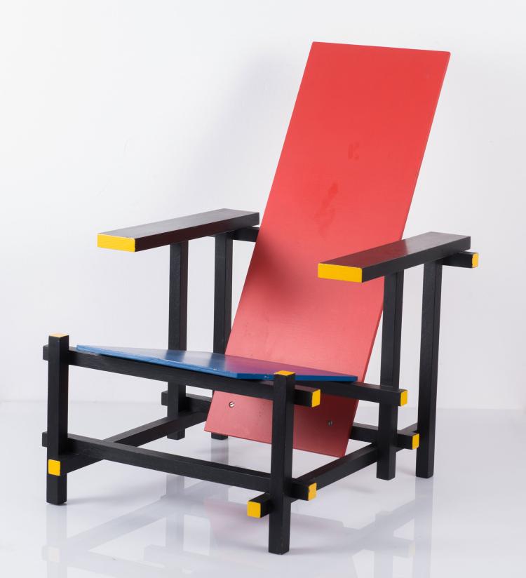 Bild 3 zu Objekt, Armlehnsessel 'Red and Blue', 1918, Gerrit Rietveld, Deutschland, 119C 7