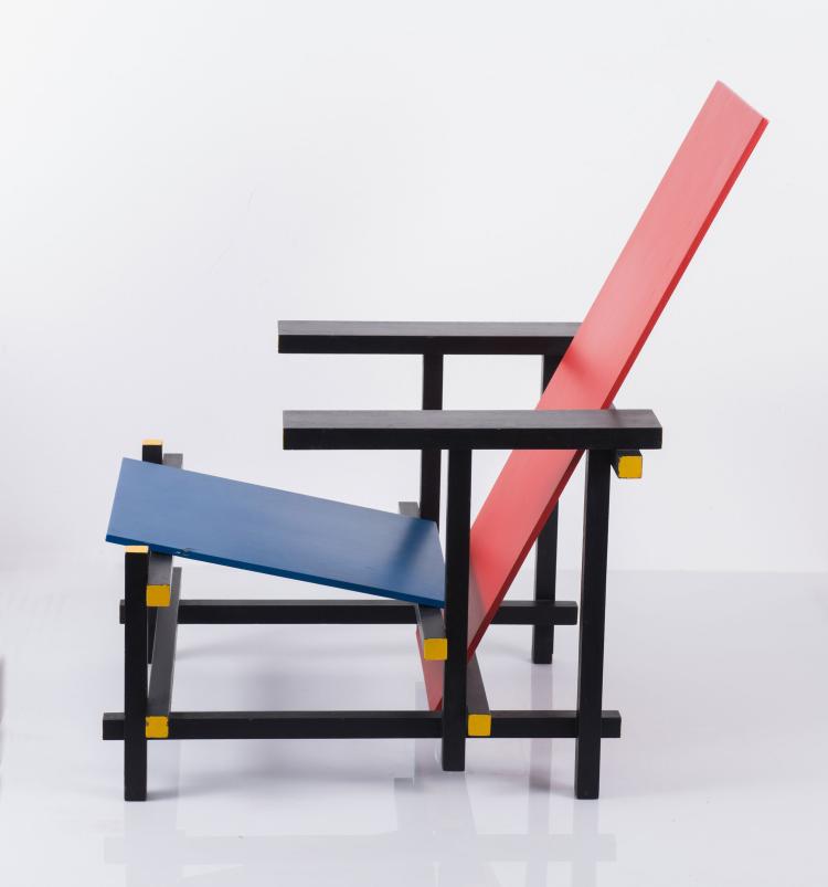 Bild 4 zu Objekt, Armlehnsessel 'Red and Blue', 1918, Gerrit Rietveld, Deutschland, 119C 7
