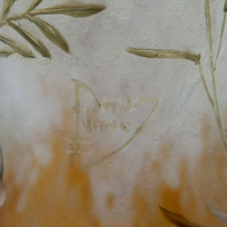 Bild 3 zu Objekt, 'Fleurs de lin' vase, c1905, Daum Fr&egrave;res, Nancy, 120 38