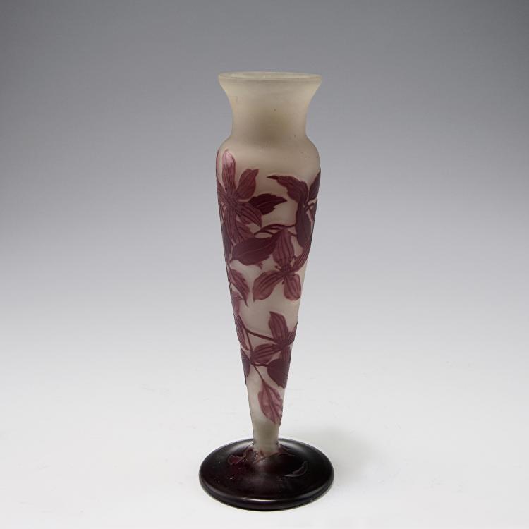 Hauptbild zu Objekt, 'Cl&eacute;matites' vase, 1906-14, Gall&eacute;, Emile, Nancy, 120 197