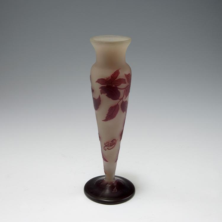 Bild 1 zu Objekt, 'Cl&eacute;matites' vase, 1906-14, Gall&eacute;, Emile, Nancy, 120 197