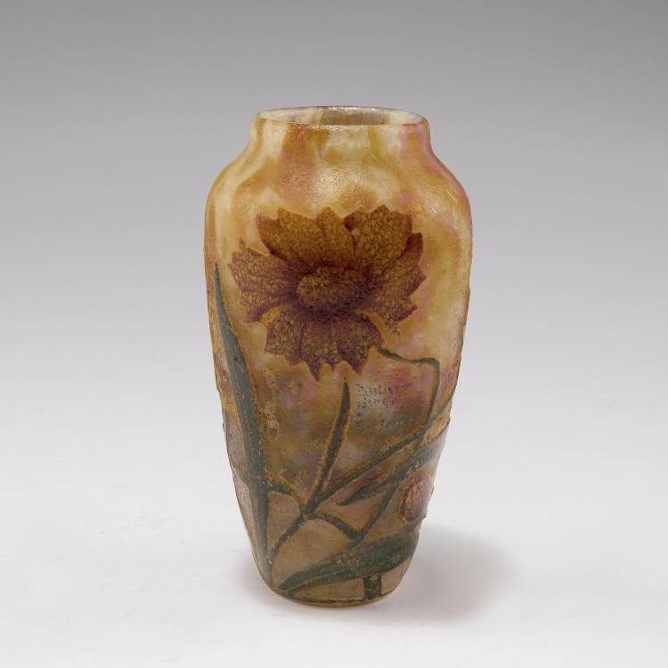 Hauptbild zu Objekt, 'Arnica' vase, c1910, Daum Fr&egrave;res, Nancy, 120 66
