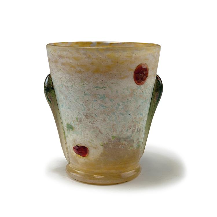 Hauptbild zu Objekt, 'Applications' vase, c1905, Daum Fr&egrave;res, Nancy, 120 37