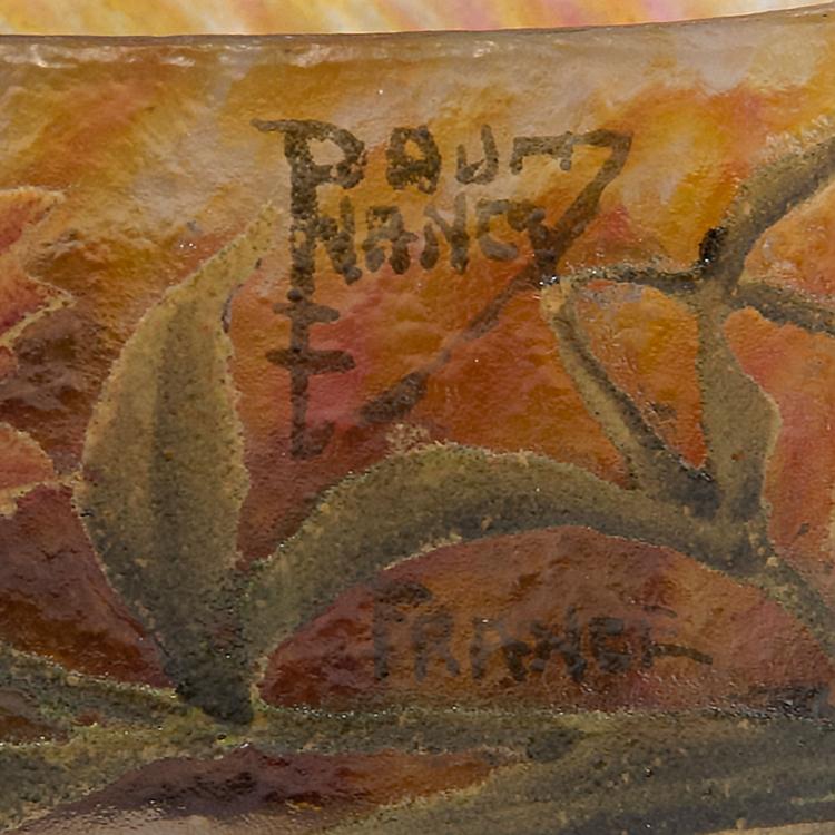 Bild 1 zu Objekt, Miniature 'Arnica' bowl, c1910, Daum Fr&egrave;res, Nancy, 120 67