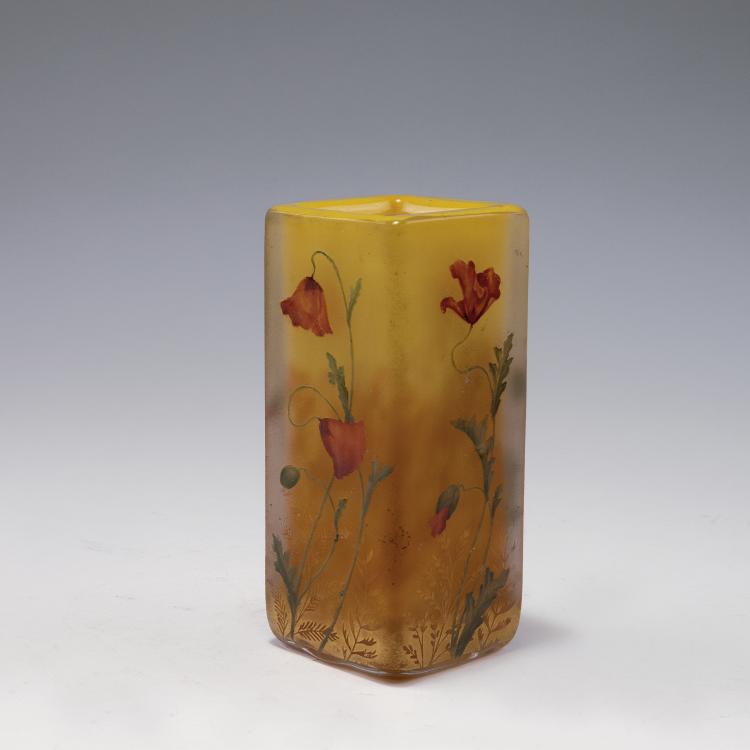 Hauptbild zu Objekt, 'Coquelicots' vase, c1900, Daum Fr&egrave;res, Nancy, 120 28