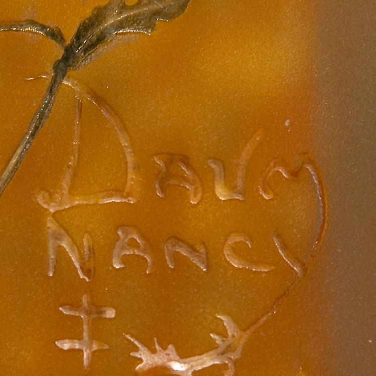 Bild 2 zu Objekt, 'Coquelicots' vase, c1900, Daum Fr&egrave;res, Nancy, 120 28