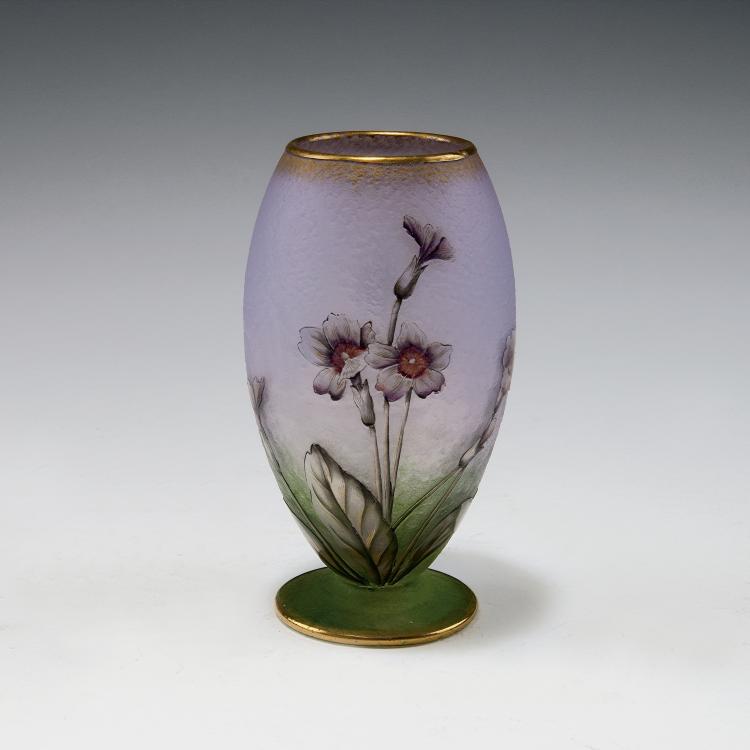 Hauptbild zu Objekt, 'Fleur de coucou' vase, c1903, Daum Fr&egrave;res, Nancy, 120 31