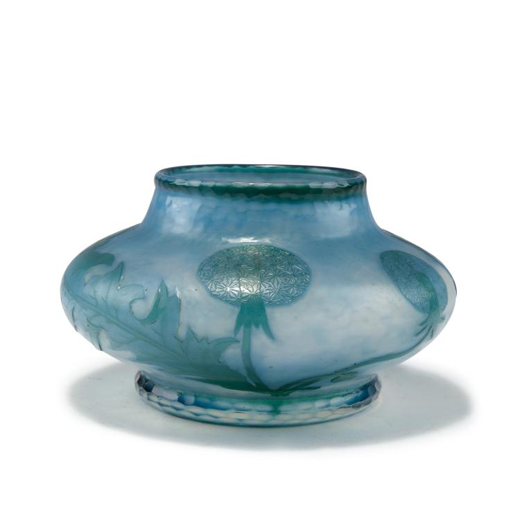 Hauptbild zu Objekt, 'Pissenlits dents de lion' martel&eacute; vase, 1897-1900, Daum Fr&egrave;res, Nancy, 120 21
