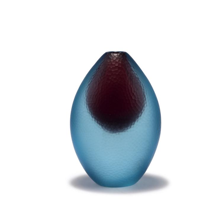 Hauptbild zu Objekt, 'Battuto' vase, c1962, Barbini, Alfredo, Murano, 119B 150