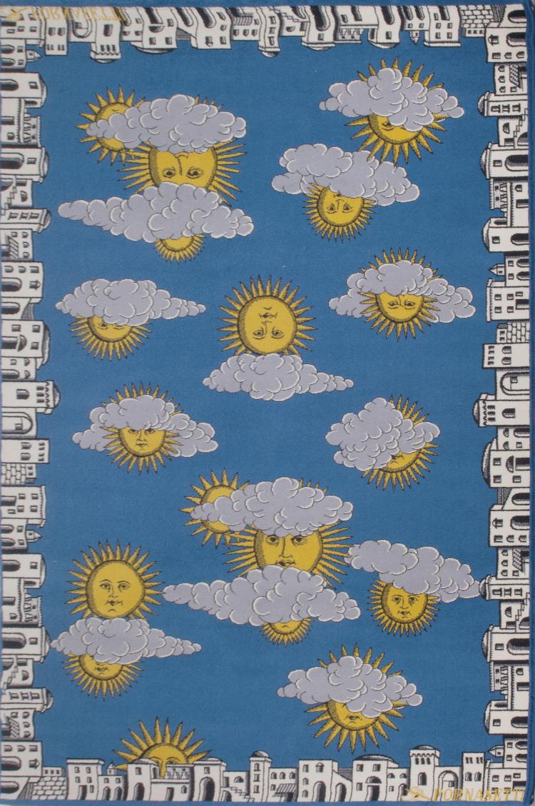 Hauptbild zu Objekt, Teppich, 1990er Jahre, Piero Fornasetti, Poortere, Louis de, Mouscron, Belgien, 119C 239