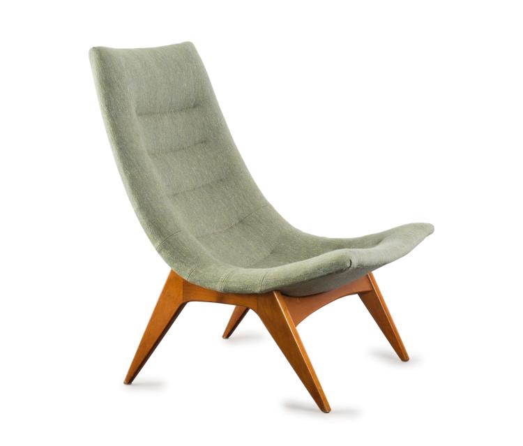 Hauptbild zu Objekt, Sessel, um 1955, Yngve Ekstr&ouml;m, Persons, Olof, Fat&ouml;ljindustri, Schweden, 119A 24