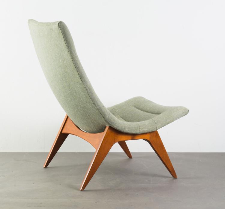 Bild 1 zu Objekt, Sessel, um 1955, Yngve Ekstr&ouml;m, Persons, Olof, Fat&ouml;ljindustri, Schweden, 119A 24