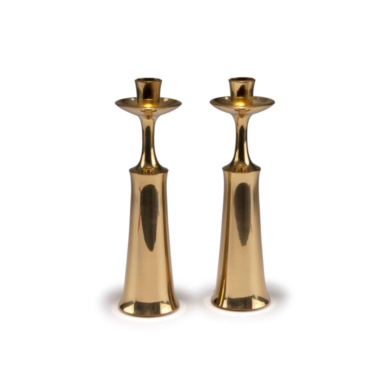Hauptbild zu Objekt, Two candlesticks, 1950s, Jens Harald Quistgaard, Dansk Designs, Kopenhagen, 119A 76