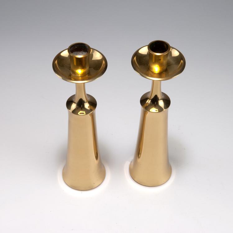 Bild 1 zu Objekt, Two candlesticks, 1950s, Jens Harald Quistgaard, Dansk Designs, Kopenhagen, 119A 76